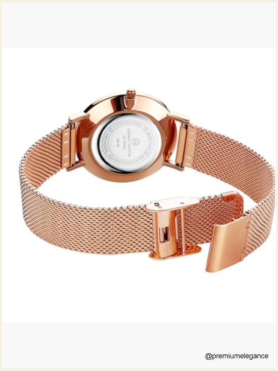 Analog Stainless Steel Watch 30M Waterproof Japanese Quartz Dress Wristwatch main image 7